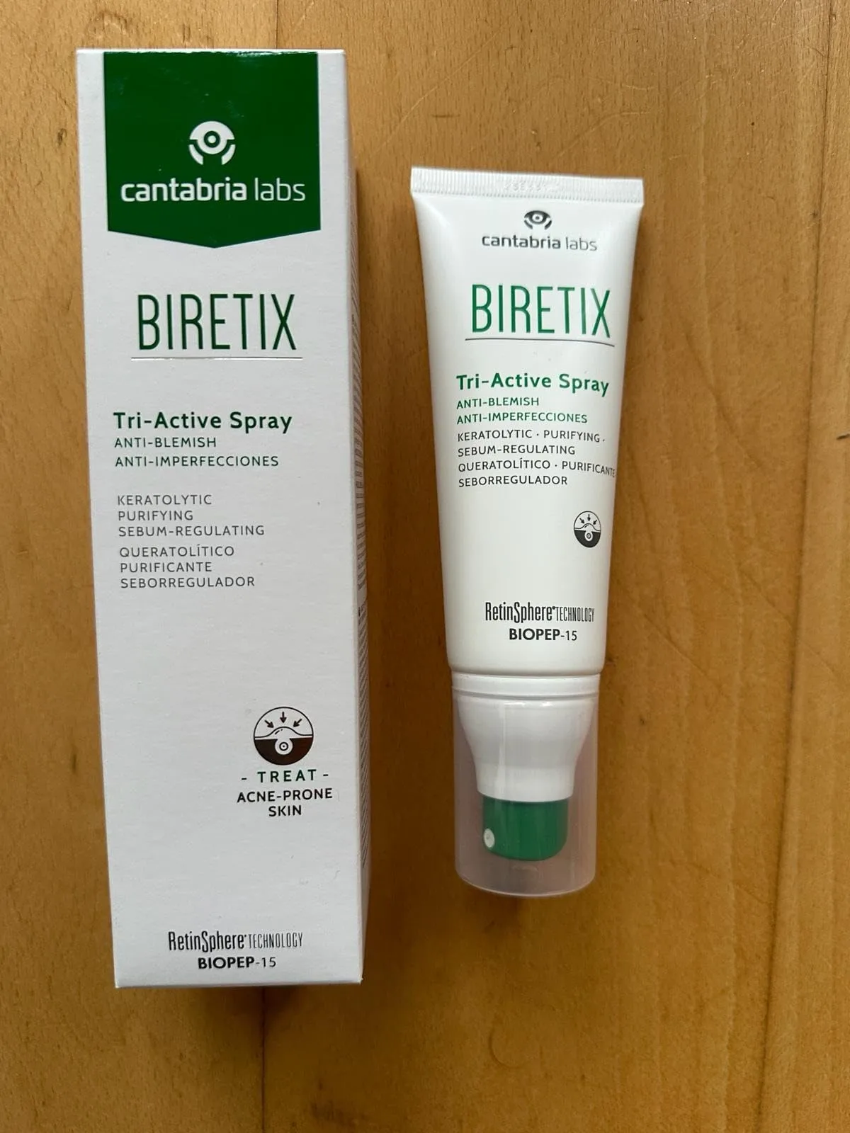 Biretix tri active spray corporal cantabria labs Opiniones