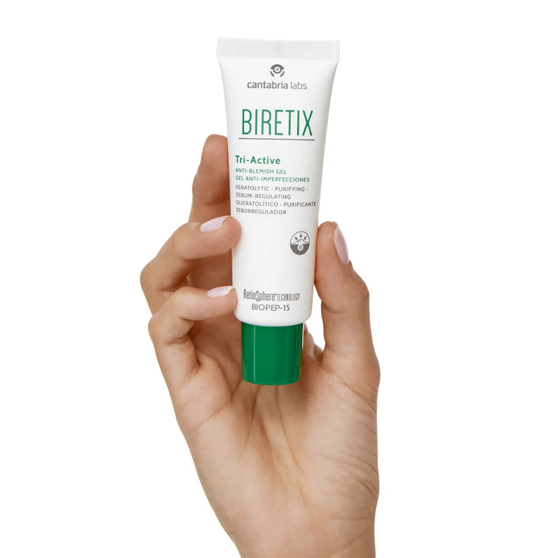 Opiniones biretix tri active gel exfoliante facial.